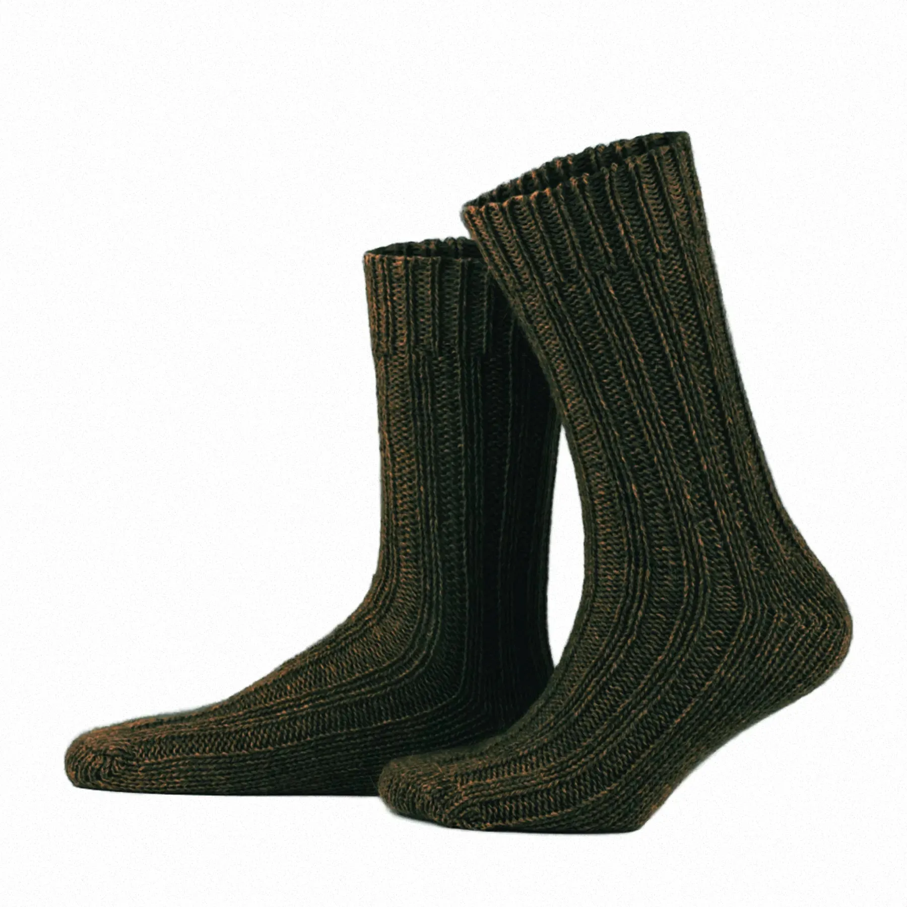 Alpaca Wool, Plain Coloured Winter Socks