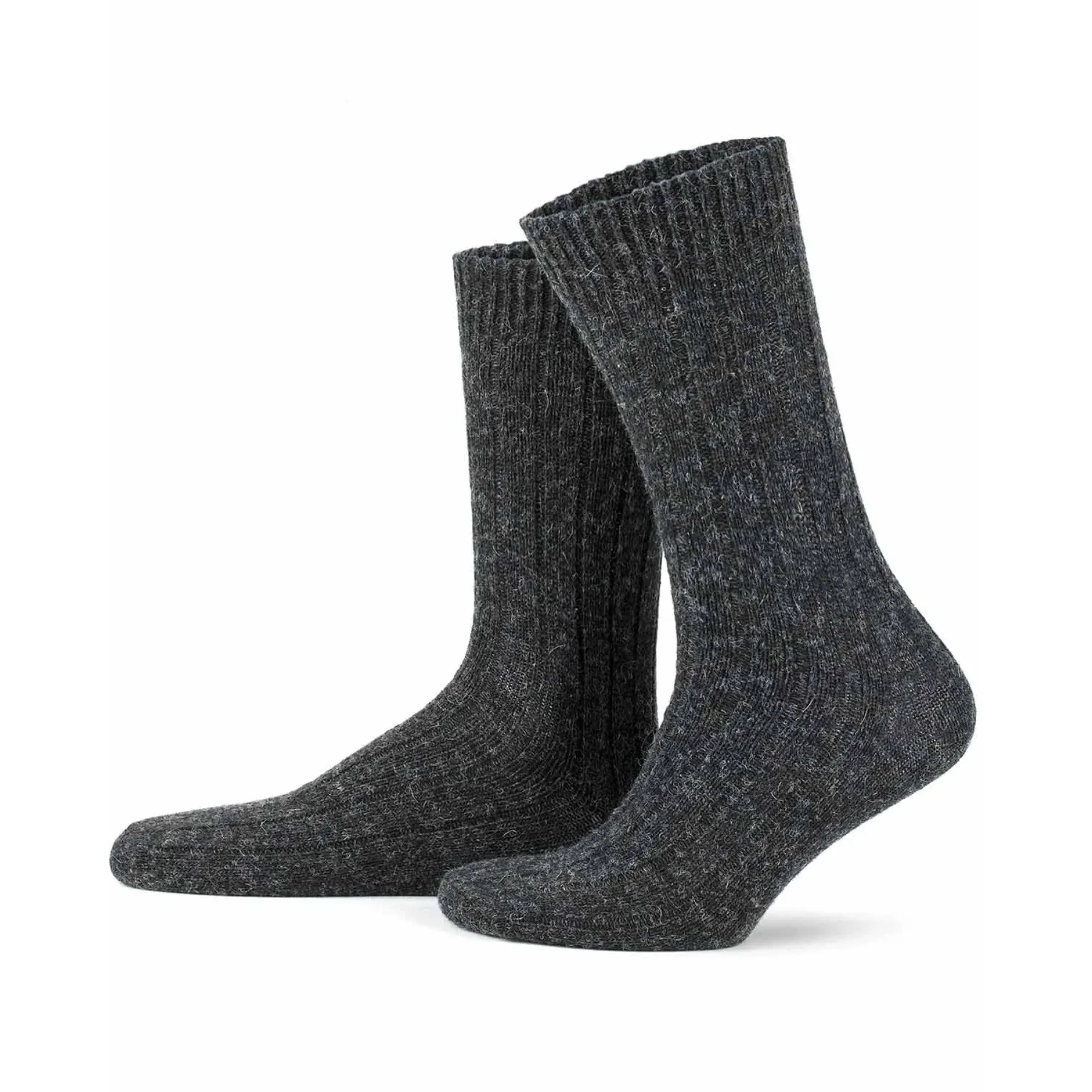 Alpaca Wool, Plain Coloured Winter Socks
