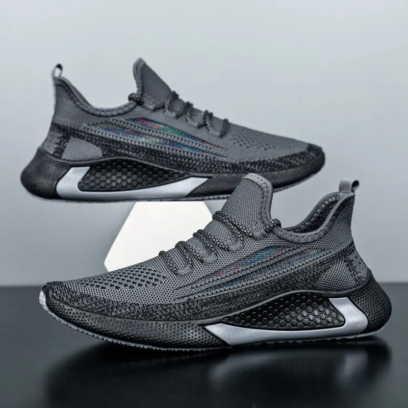 Angelo Ricci™ Breathable Jogging Trainers Platform Lace Up Sneakers