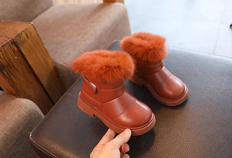 Anti-Slippery Boots with Fux Fur
