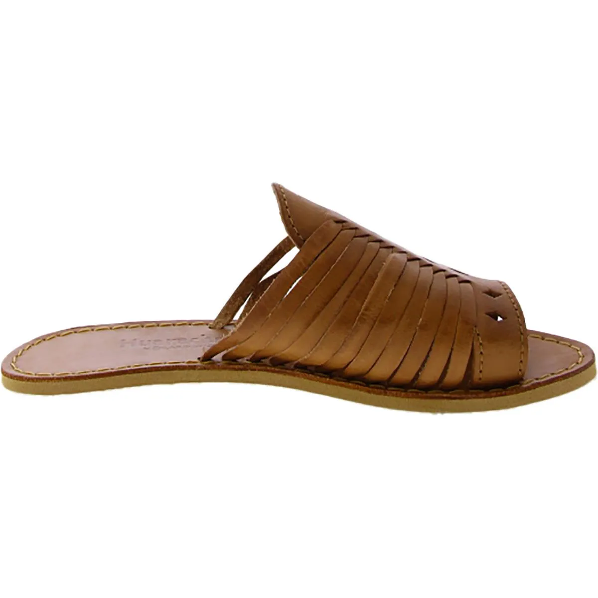 Bearpaw Womens Rosa Leather Caged Huarache Sandals