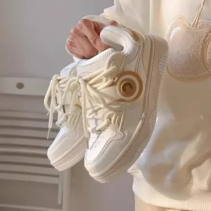 binfenxie  -  Women's Platform Sneakers Spring Casual Running Sports Designer Shoes Thick Sole Fashion Outdoor Female Vulcanized Shoes
