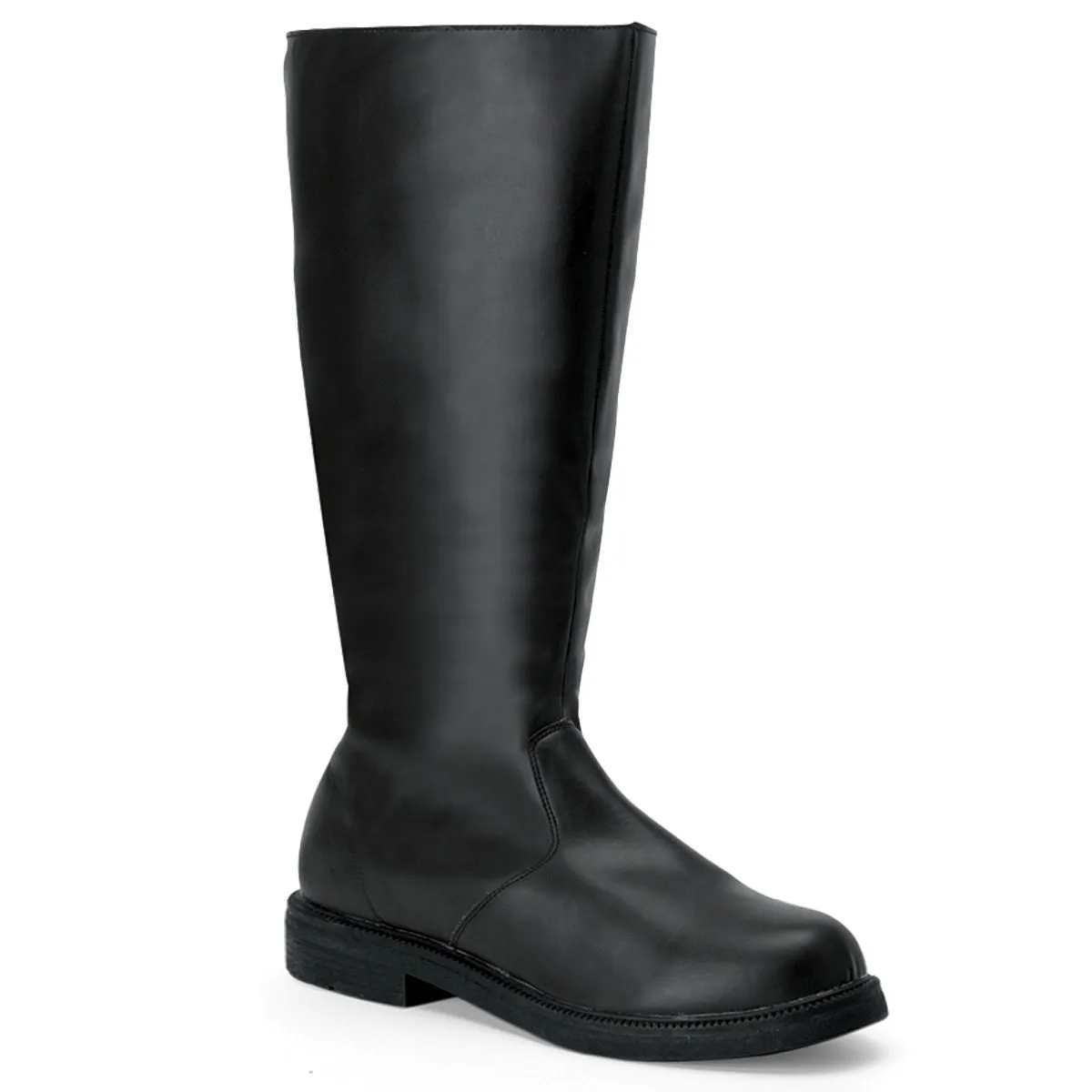 CAPTAIN-100 Fancy Dress Costume Funtasma Men's Boots Black Pu