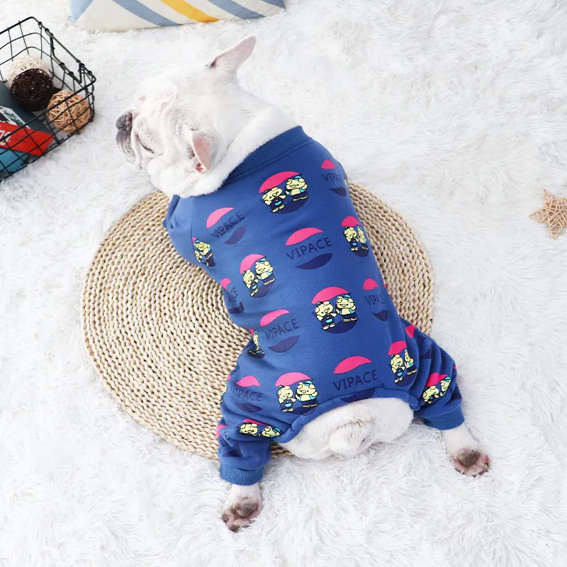 CozyBull French Bulldog Soft Fleece Winter Hoodie
