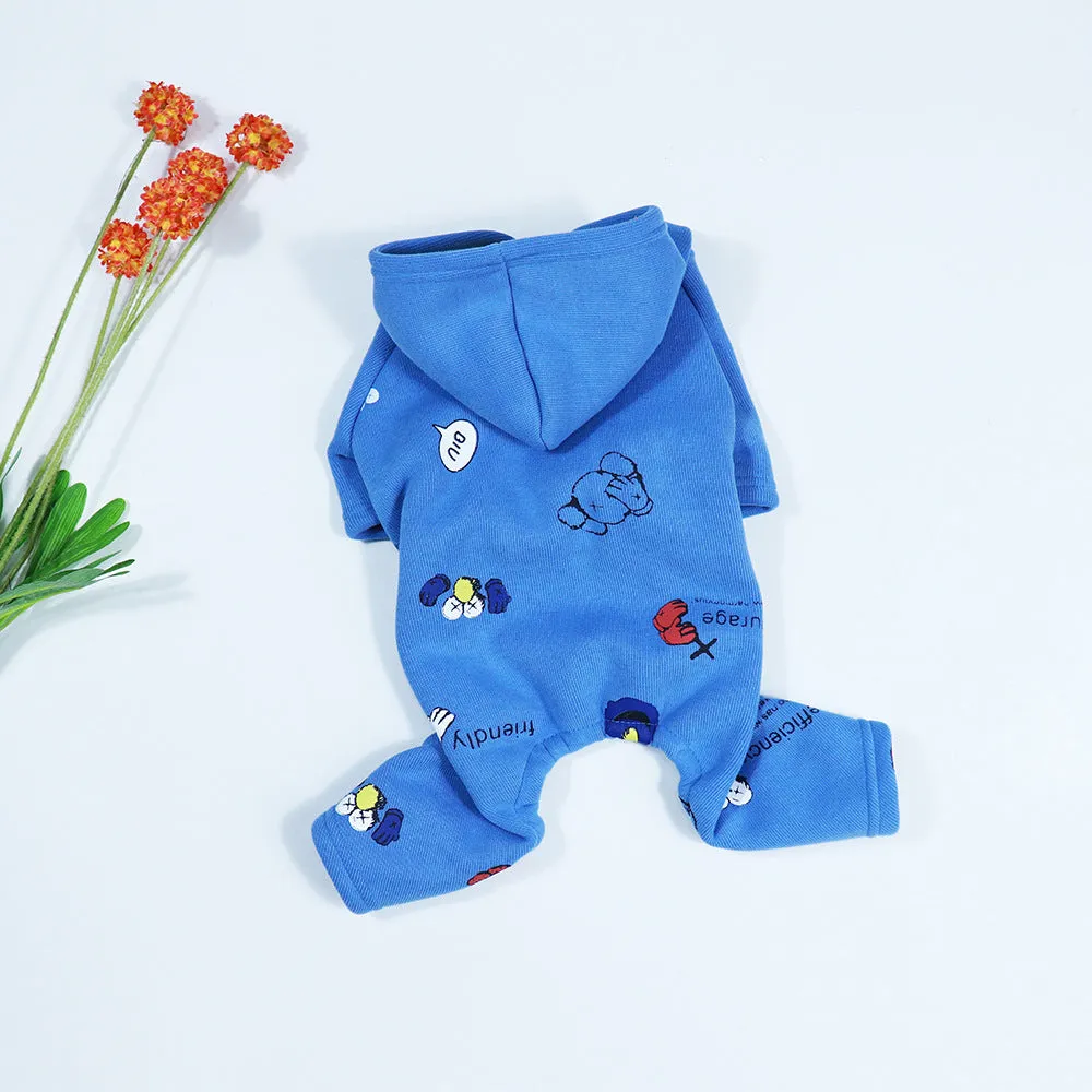 CozyBull French Bulldog Soft Fleece Winter Hoodie