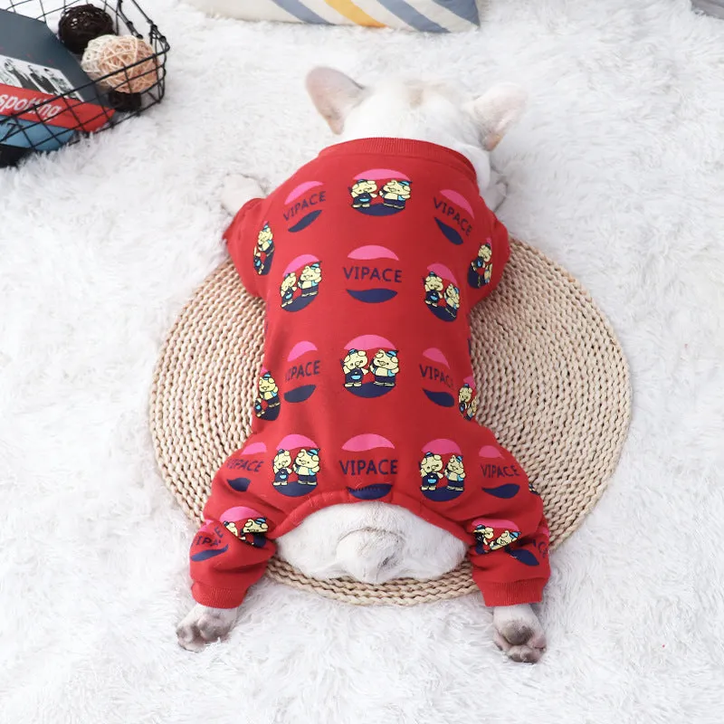 CozyBull French Bulldog Soft Fleece Winter Hoodie