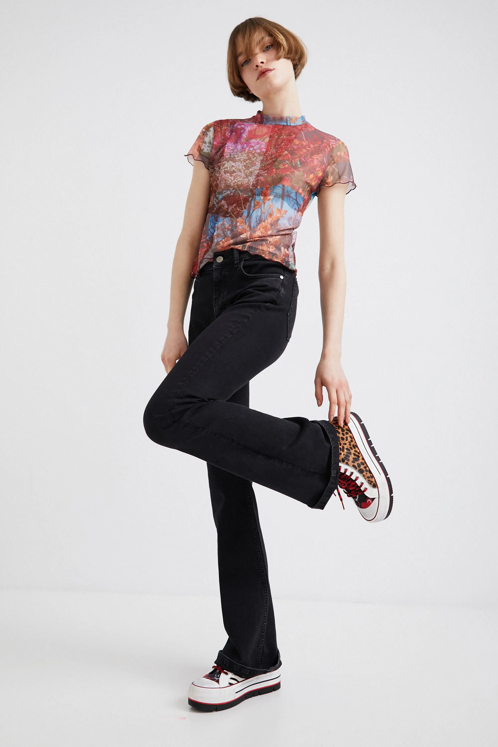 Crush Animal Print Trainers Desigual Style 22SSKA32 SS22 New Season