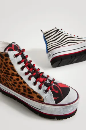 Crush Animal Print Trainers Desigual Style 22SSKA32 SS22 New Season