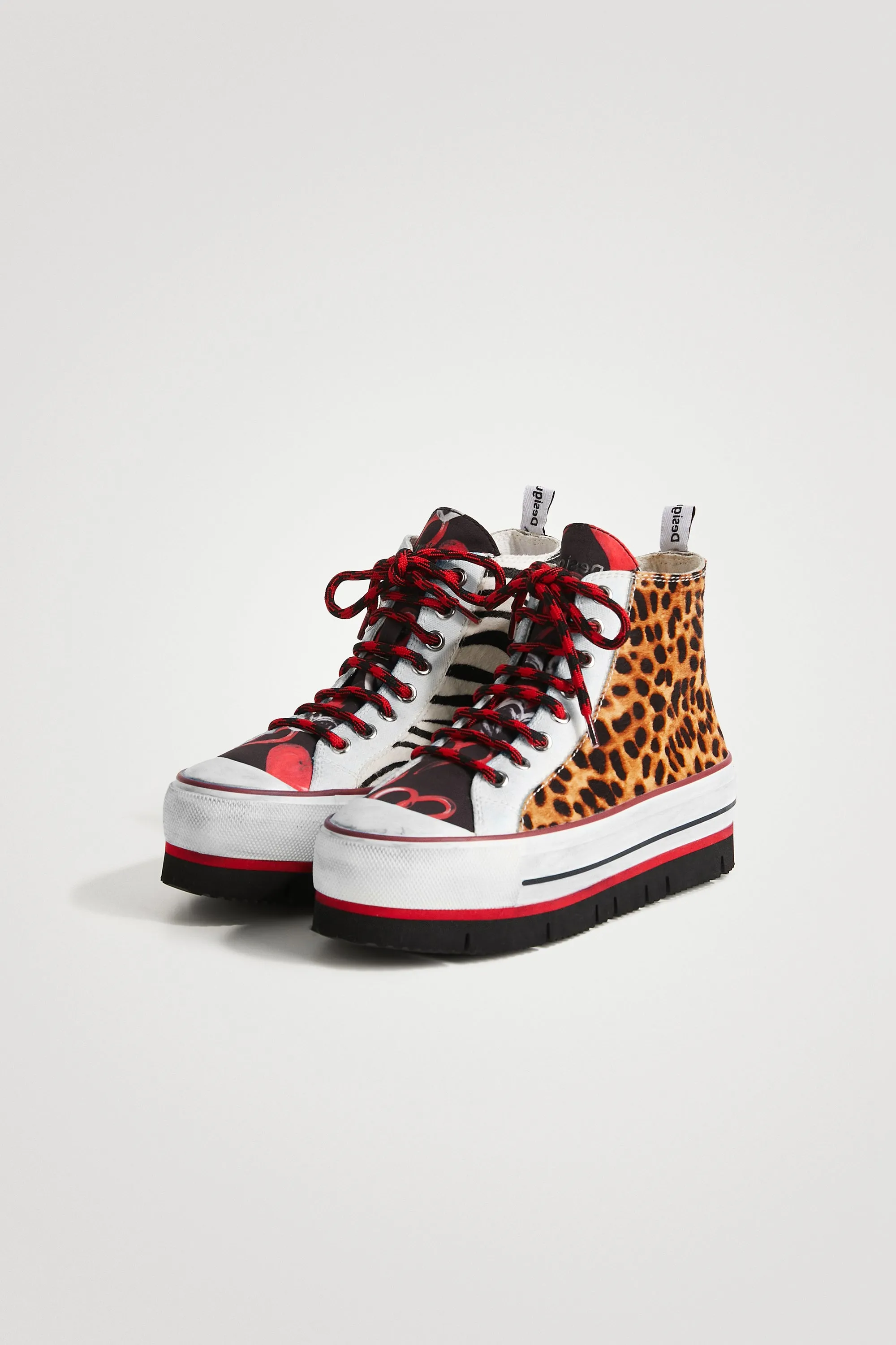 Crush Animal Print Trainers Desigual Style 22SSKA32 SS22 New Season
