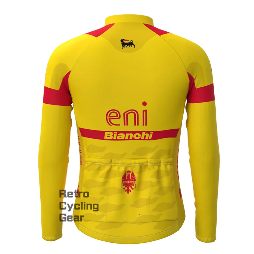 Eni Bianchi Fleece Long Cycling Kits