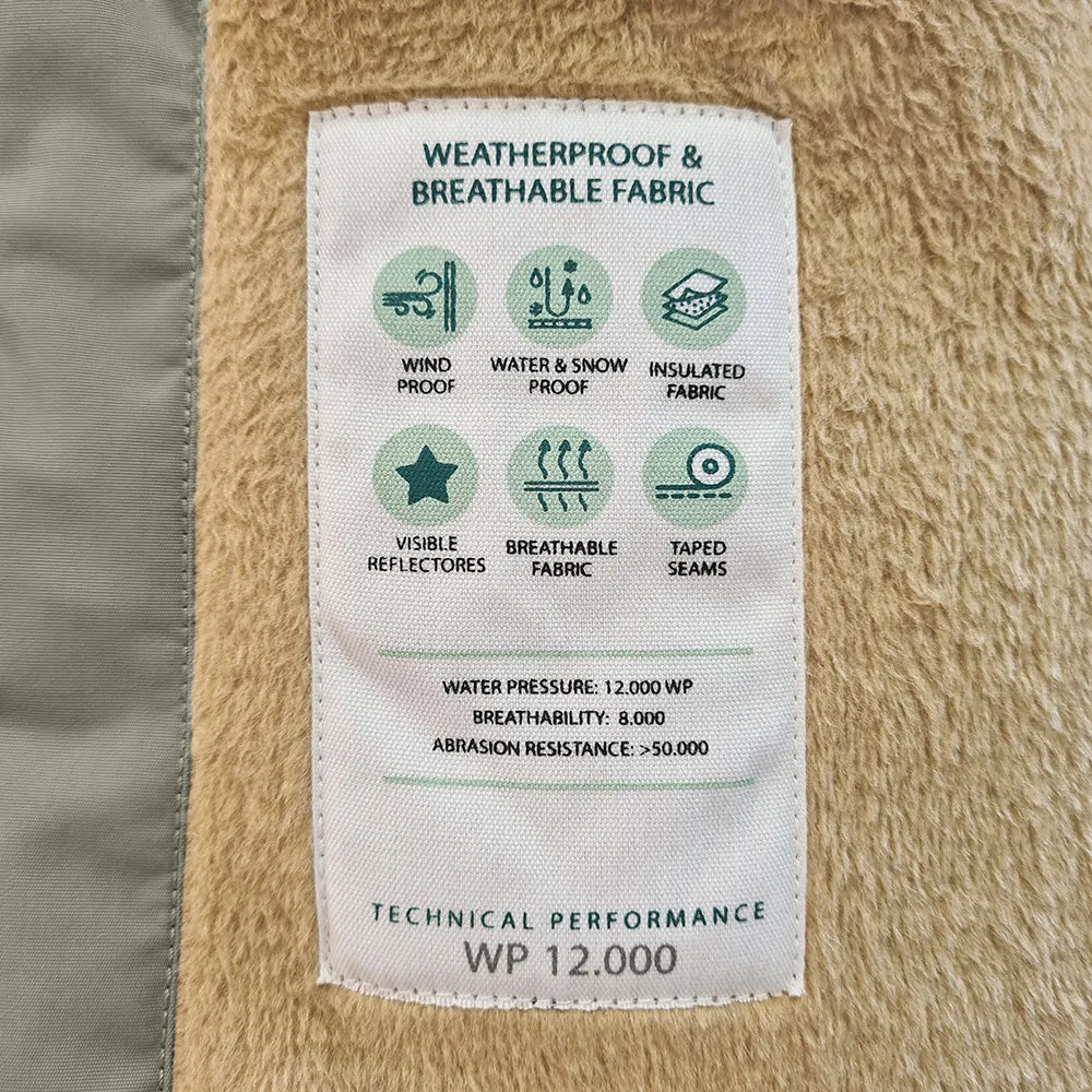 Fianna Fleece Lined Winter Pramsuit. GRS Vert