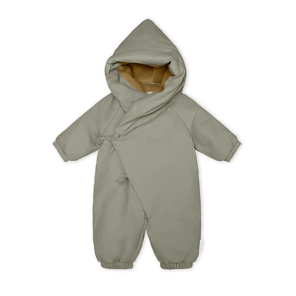 Fianna Fleece Lined Winter Pramsuit. GRS Vert