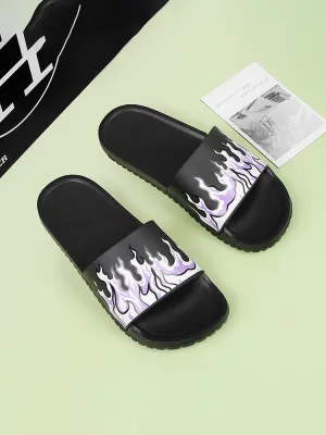 Flame Flip-Flops Casual Retro Slipper&Sandals