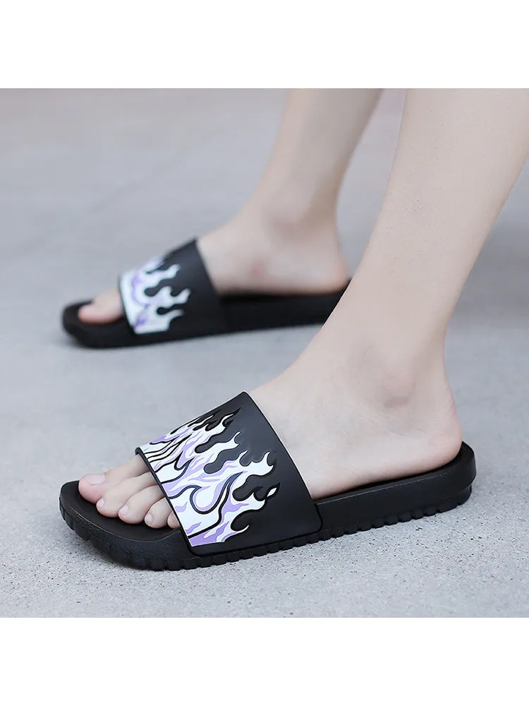 Flame Flip-Flops Casual Retro Slipper&Sandals