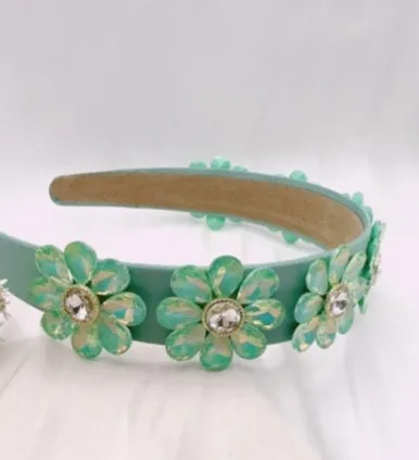 Floral daisy inspired hairbands