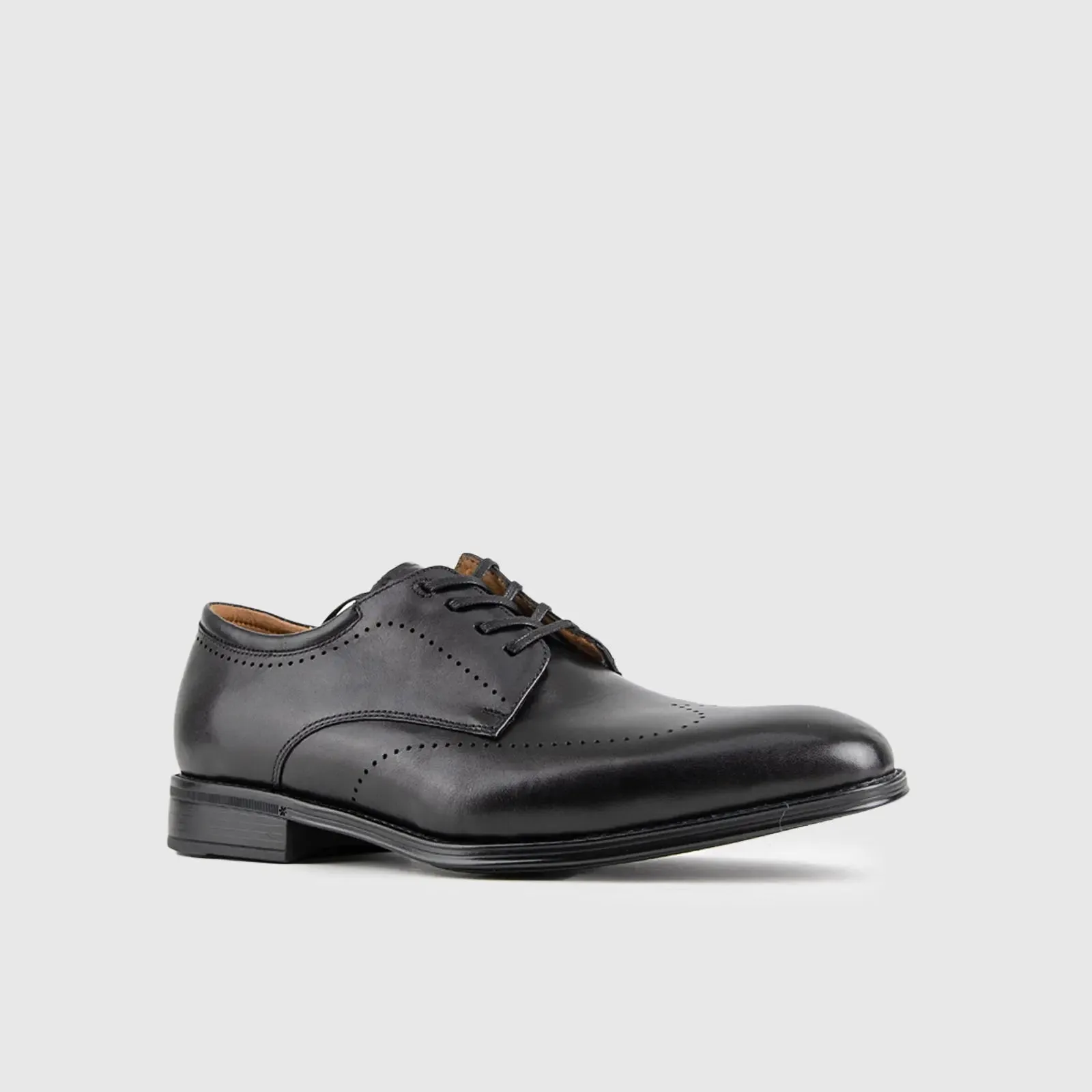 FLORSHEIM AMELIO PERF WING BLACK