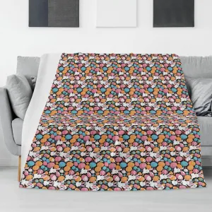 Fun Bunny Flannel Breathable Blanket 4 Sizes