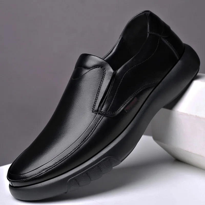Genuine Leather Casual Slip-on Loafers Shoes
