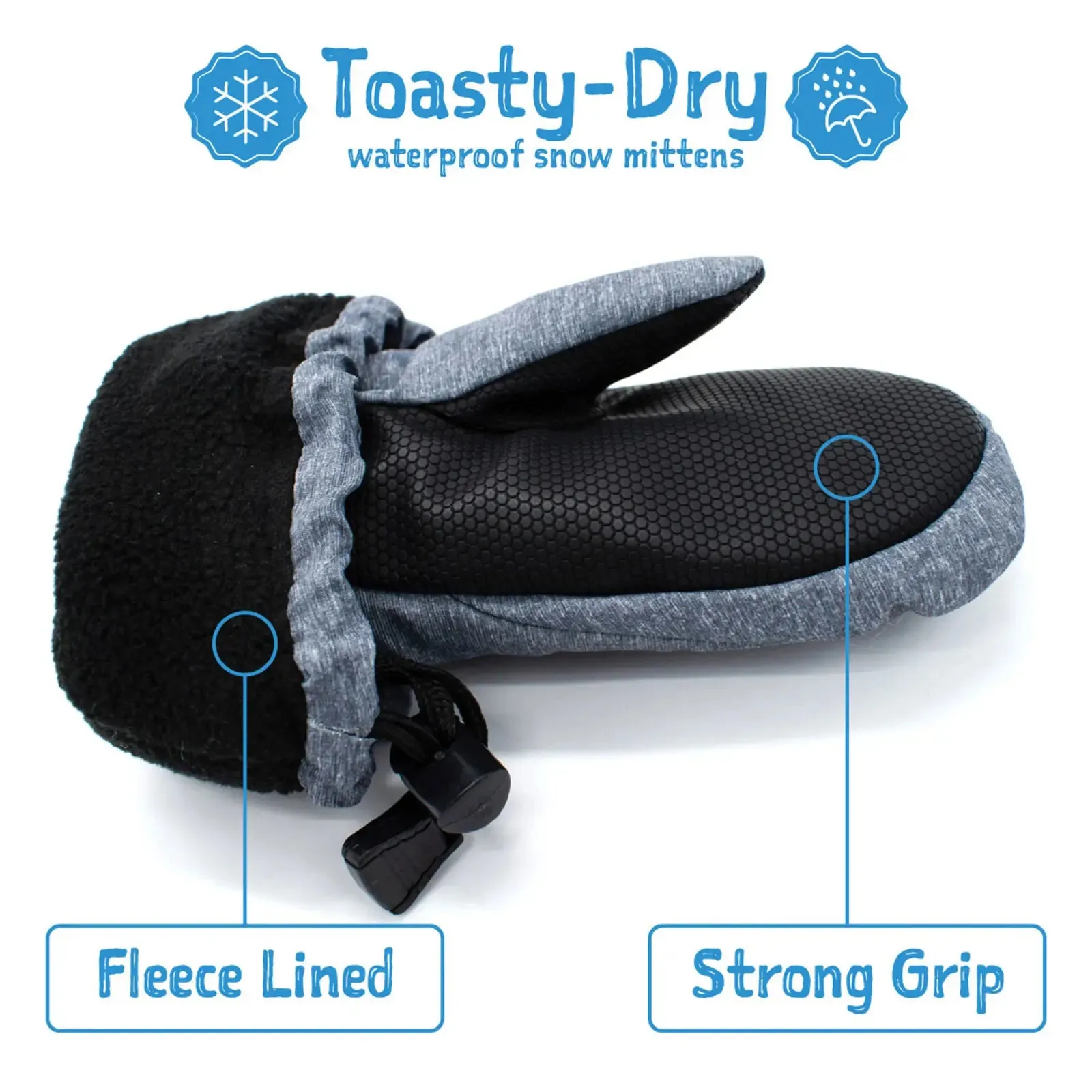Jan & Jul Kids Toasty-Dry Waterproof Snow Mitten - Winter Sun