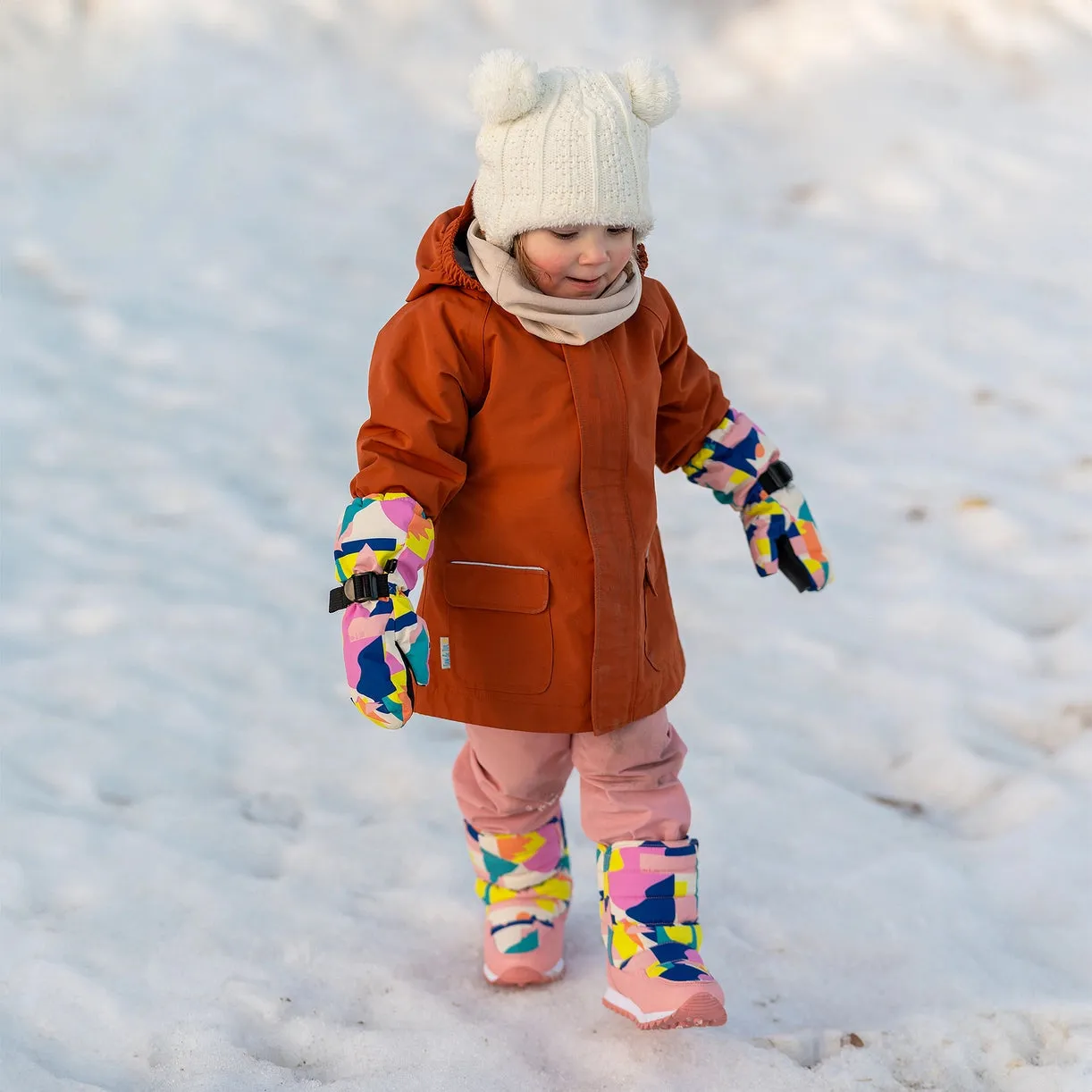 Jan & Jul Kids Toasty-Dry Waterproof Snow Mitten - Winter Sun