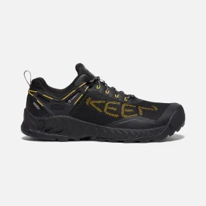 Keen Men's Nxis Evo Waterproof Shoes- Black/ Keen Yellow
