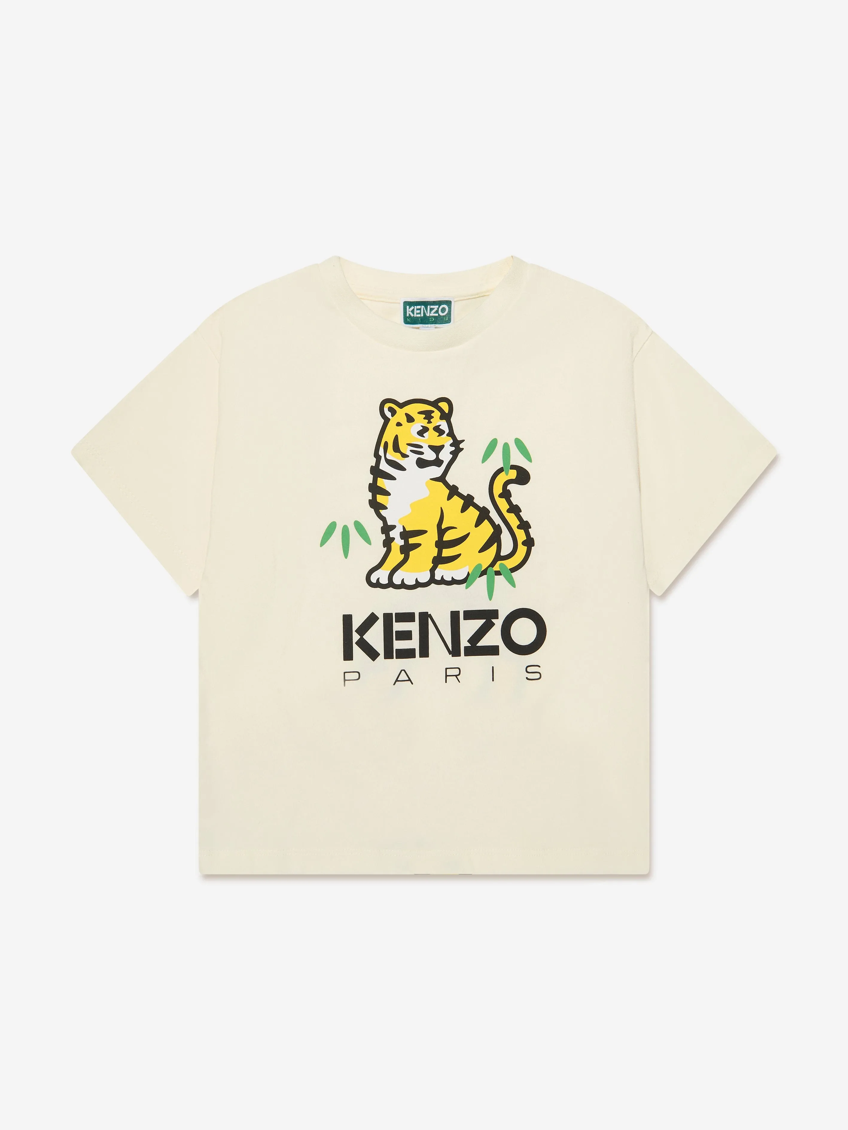 KENZO Boys Kotora T-Shirt in Ivory