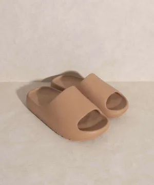 OASIS SOCIETY Wyatt - Nude Comfort Slides Pillow Slippers Sandals