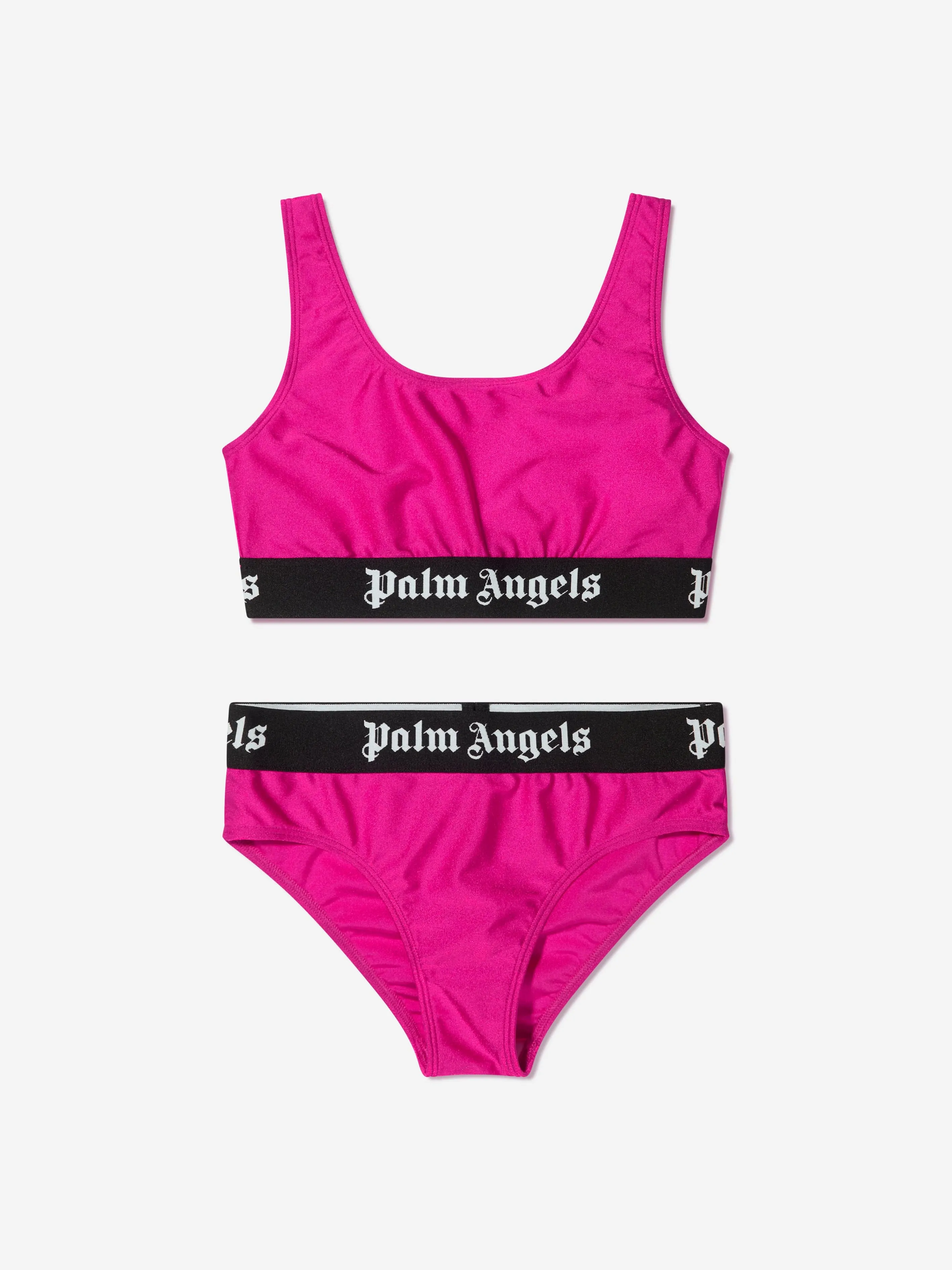 Palm Angels Girls Logo Tape Bikini