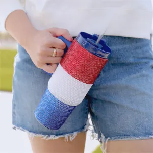 Patriotic Color Block Tumbler (30oz)