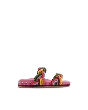 Rockstud Braided Slides