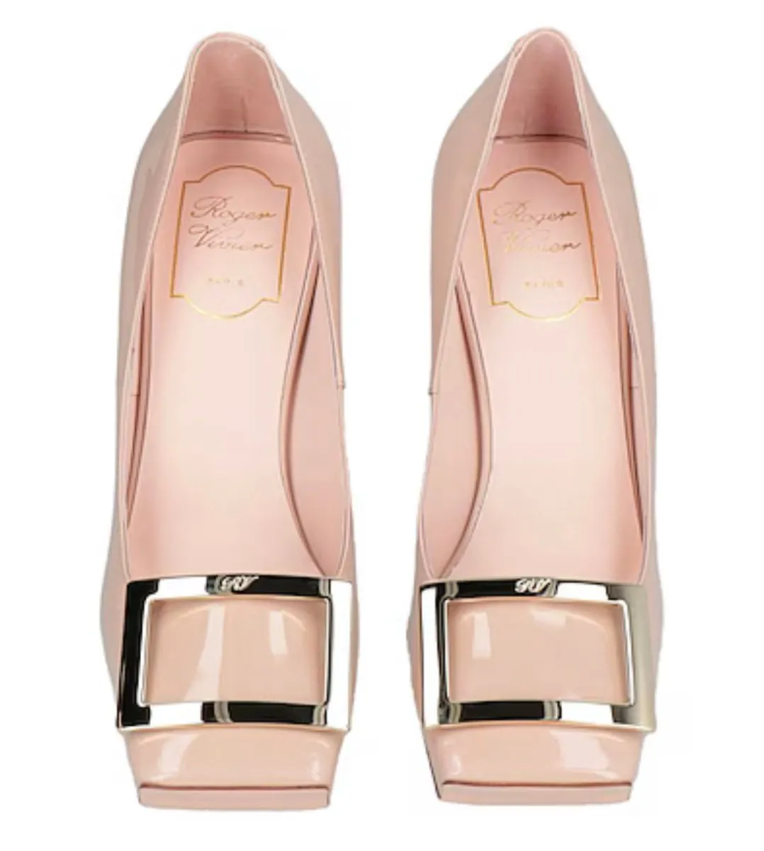 Roger Vivier Square toe heels