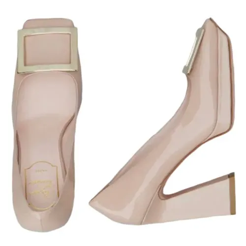 Roger Vivier Square toe heels