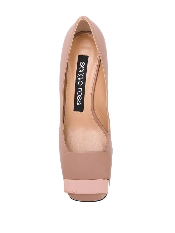 Sr1 Nude Leather Pumps (carryover style)