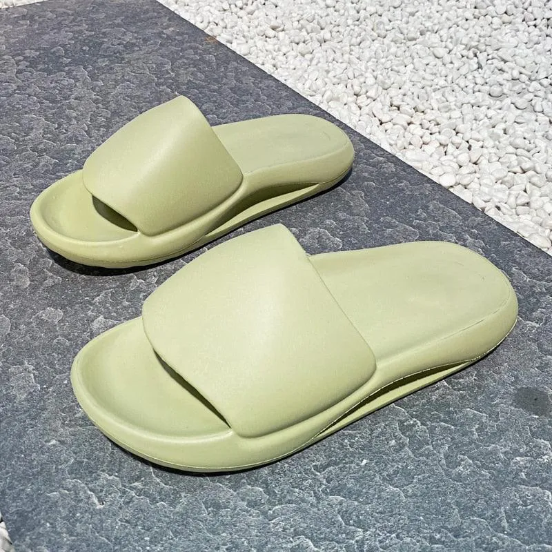 Summer Large Size Slippers Men's Coconut Slipper Indoor Non-slip Home Shoes