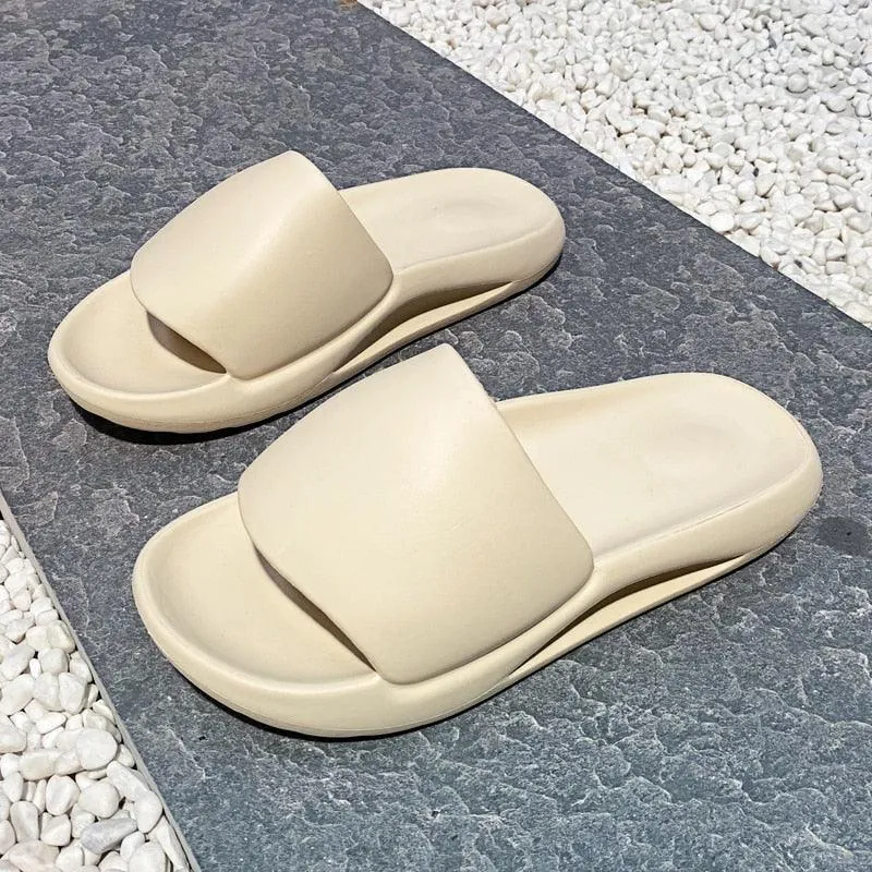 Summer Large Size Slippers Men's Coconut Slipper Indoor Non-slip Home Shoes