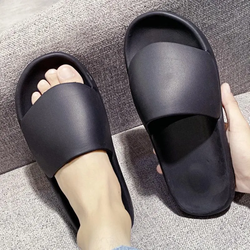 Summer Large Size Slippers Men's Coconut Slipper Indoor Non-slip Home Shoes