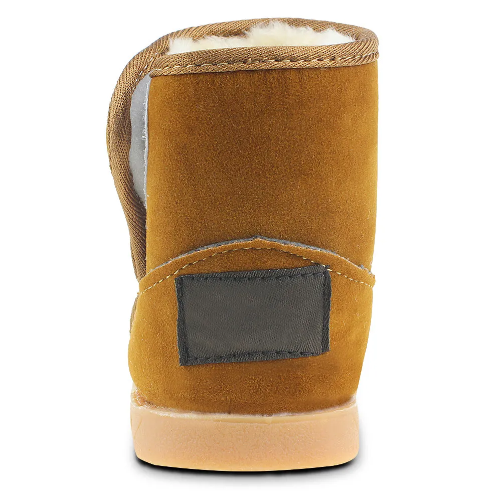 Toddler Kids Slip on Winter Snow Boots