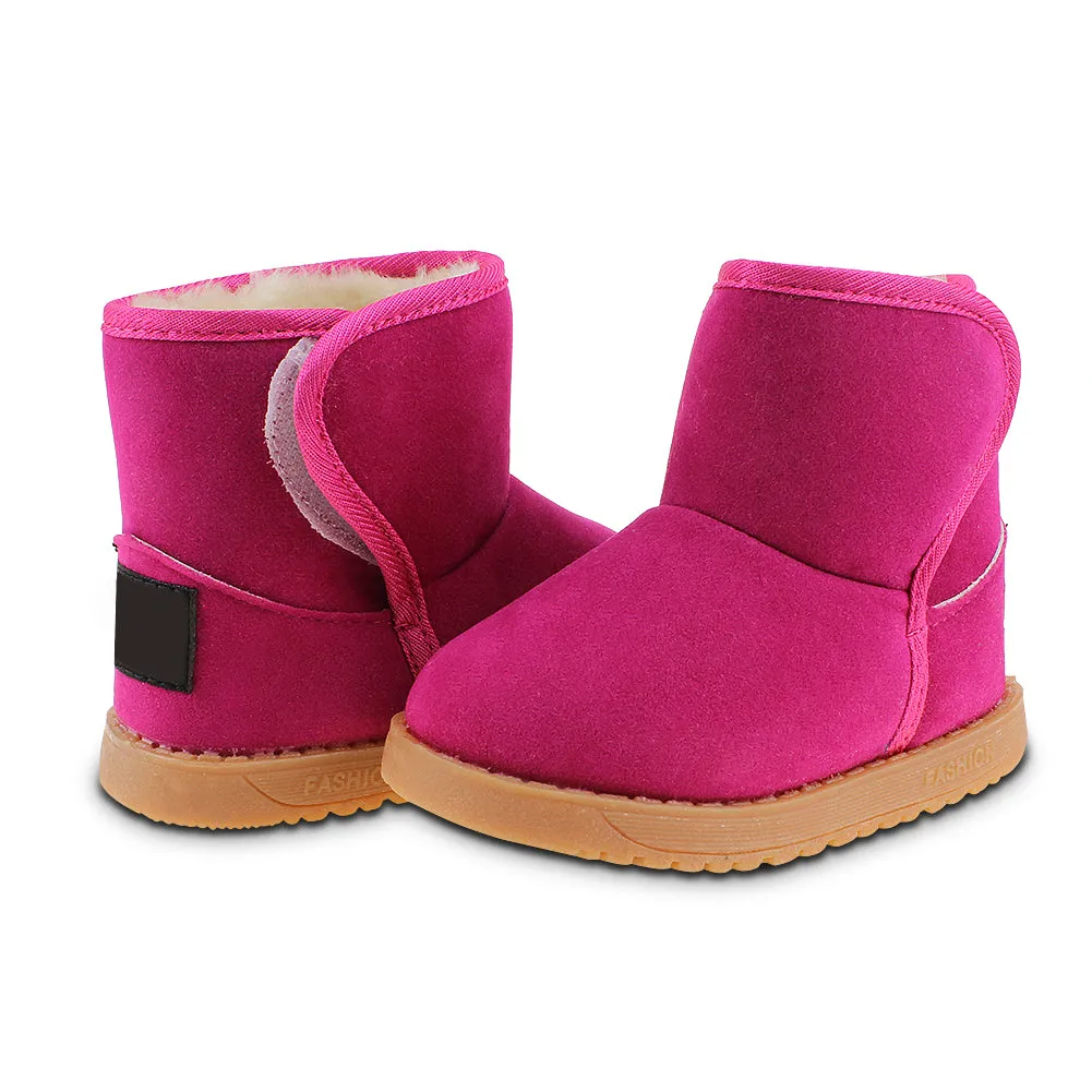 Toddler Kids Slip on Winter Snow Boots