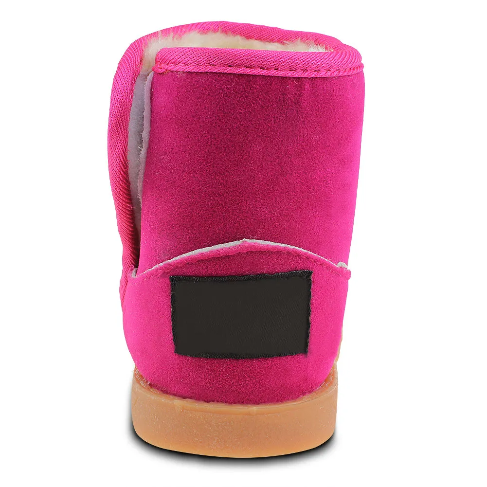 Toddler Kids Slip on Winter Snow Boots