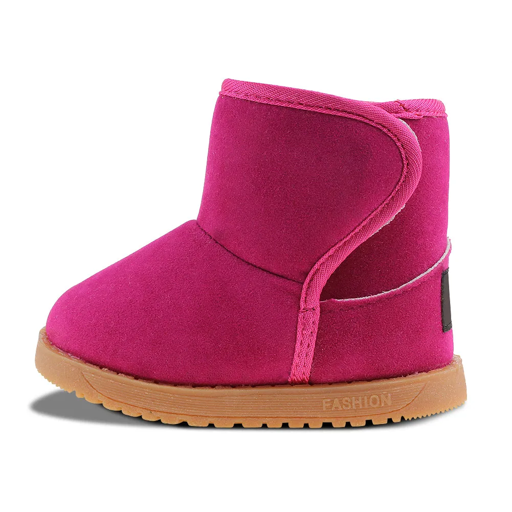 Toddler Kids Slip on Winter Snow Boots