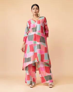 Trendy Pink Palazzo Set for a Fashion-Forward Look