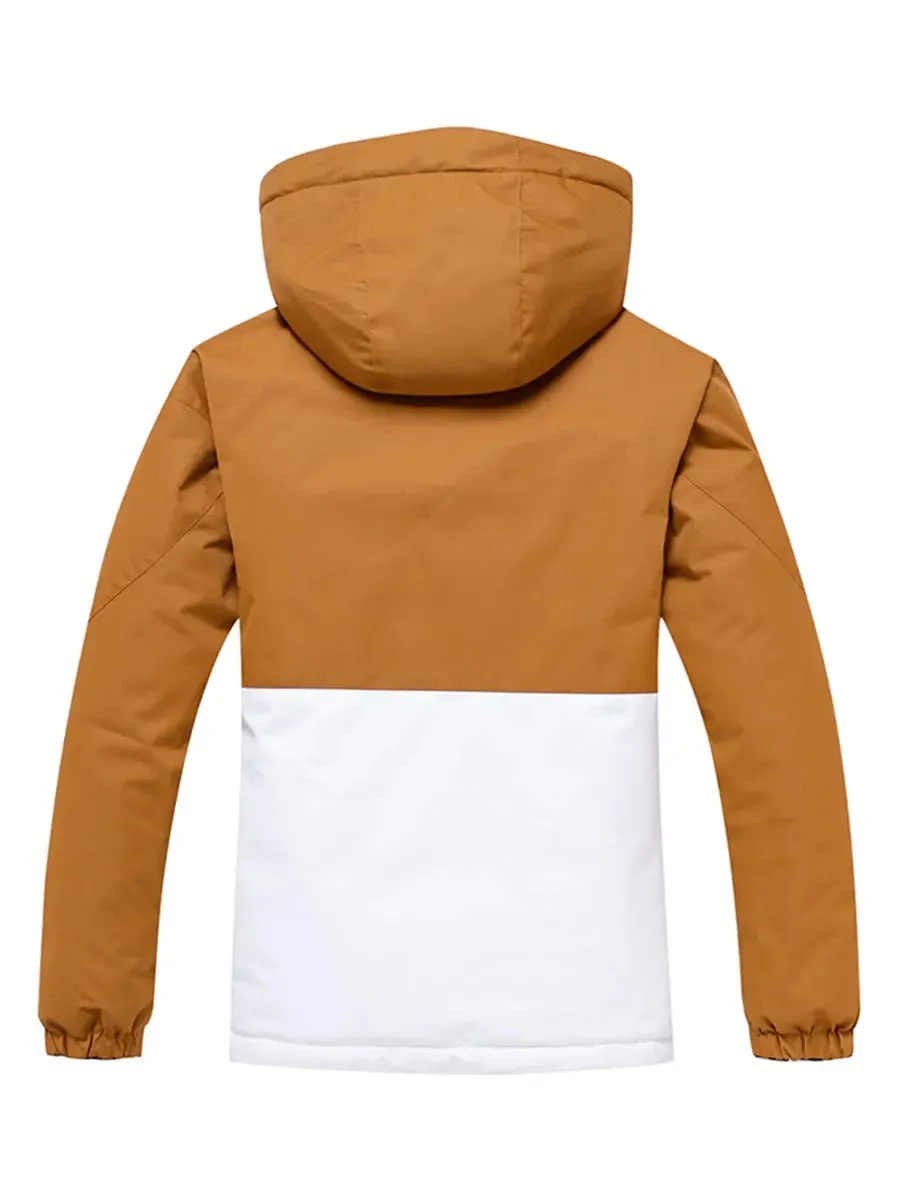 Unique Yellow Insulated Snow Jacket