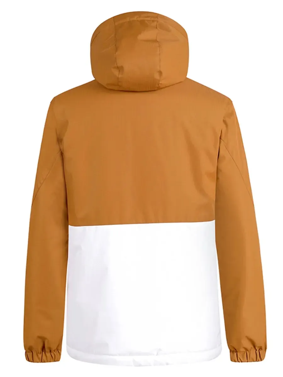 Unique Yellow Insulated Snow Jacket