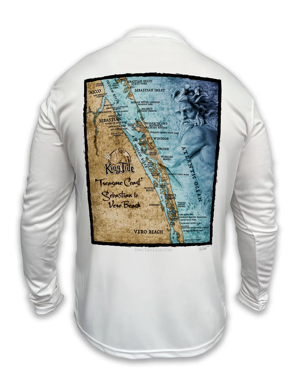 Vero - Sebastian, FL / King Tide Classic Chart Shirt