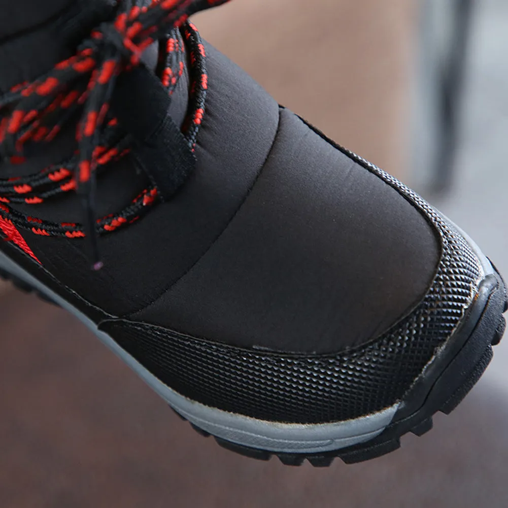 Waterproof Snow Boots Kids Outdoor Frosty Winter Shoes for Boys Girls