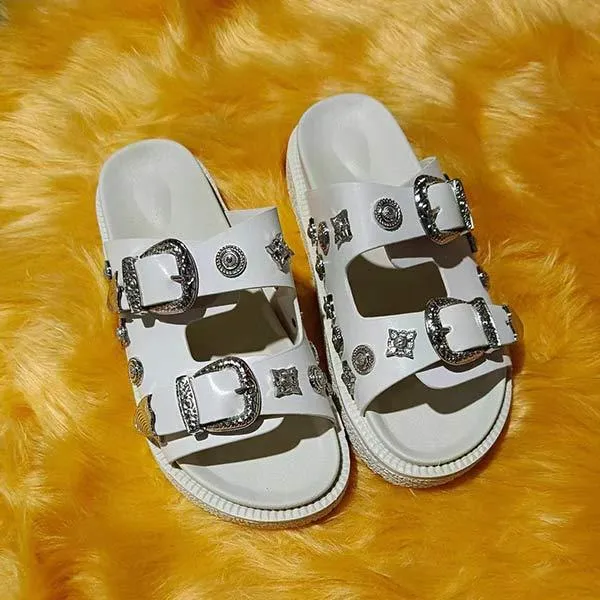 Women's Multicolor Fashion Slides 34377238C