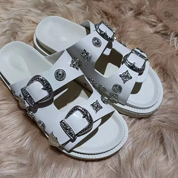Women's Multicolor Fashion Slides 34377238C