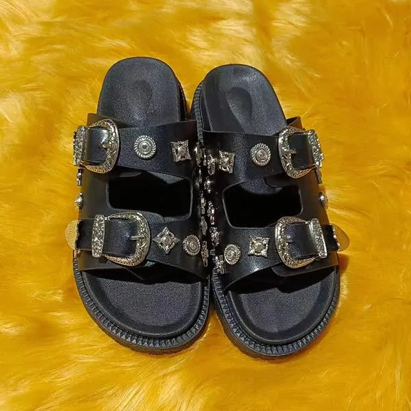 Women's Multicolor Fashion Slides 34377238C