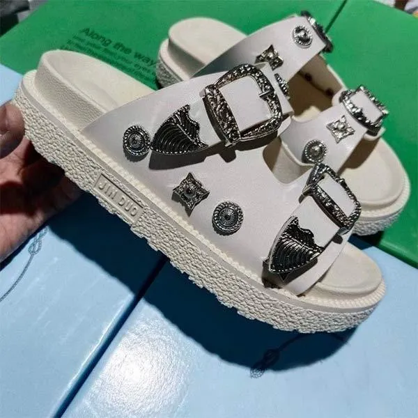 Women's Multicolor Fashion Slides 34377238C