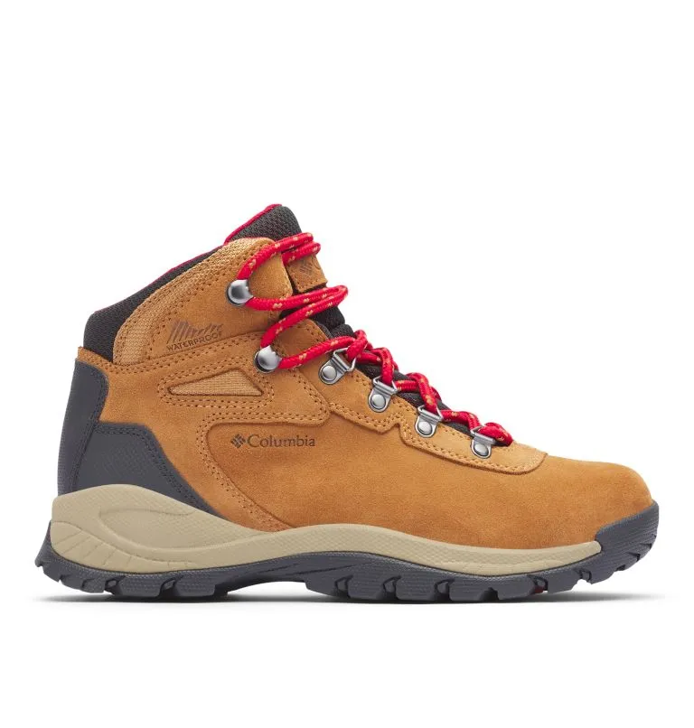 Women's Newton Ridge Plus Waterproof Amped Hiking Boot - Elk/Mountain Red